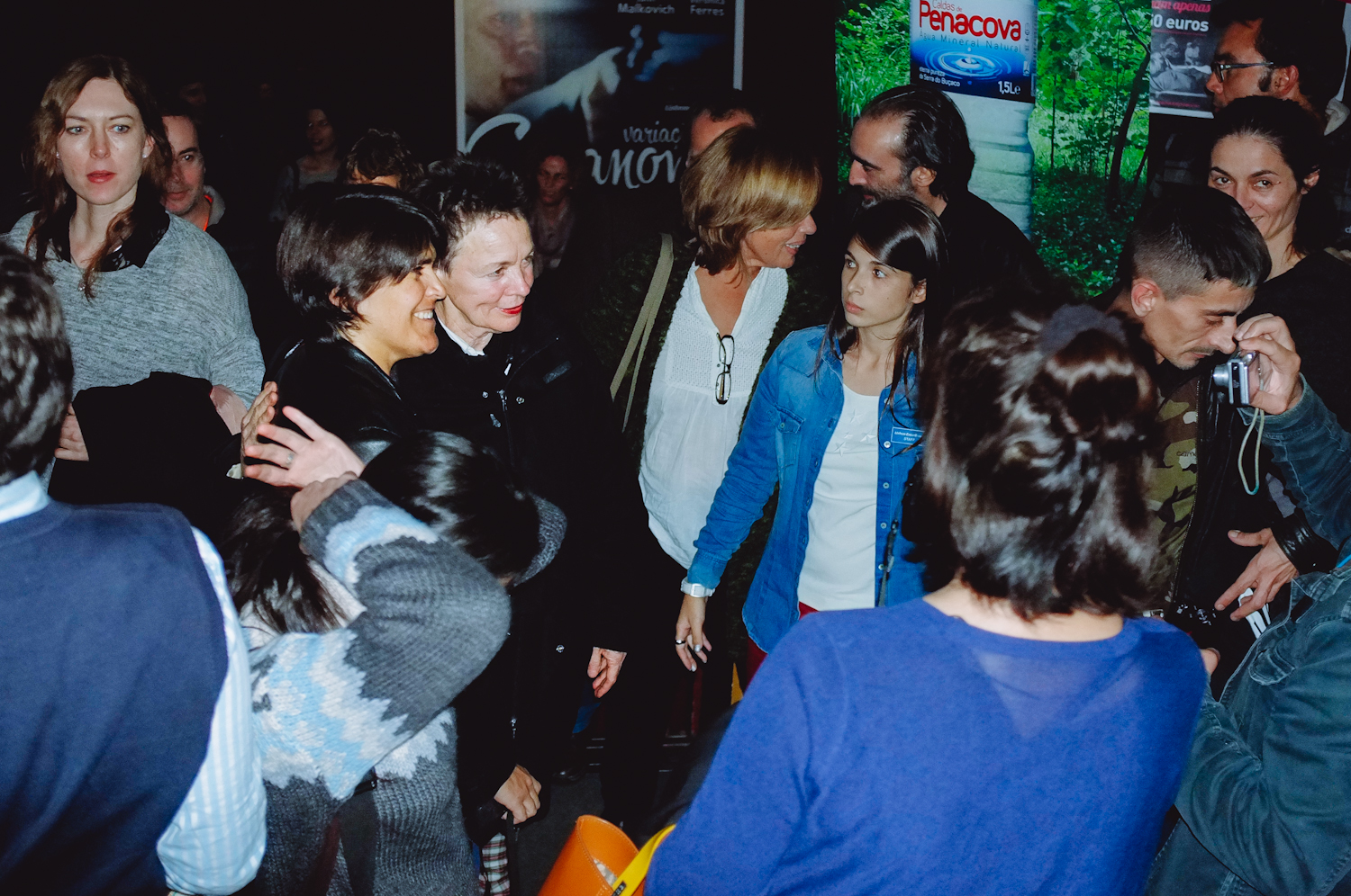 Laurie Anderson com espectadores