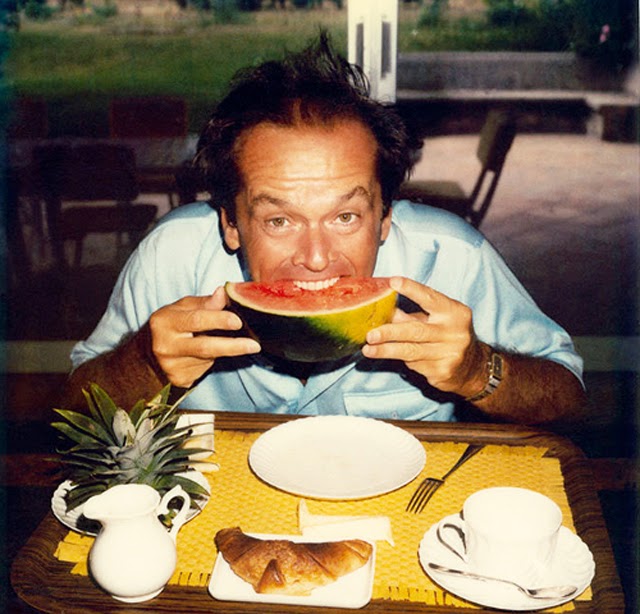 Jack Nicholson come melancia